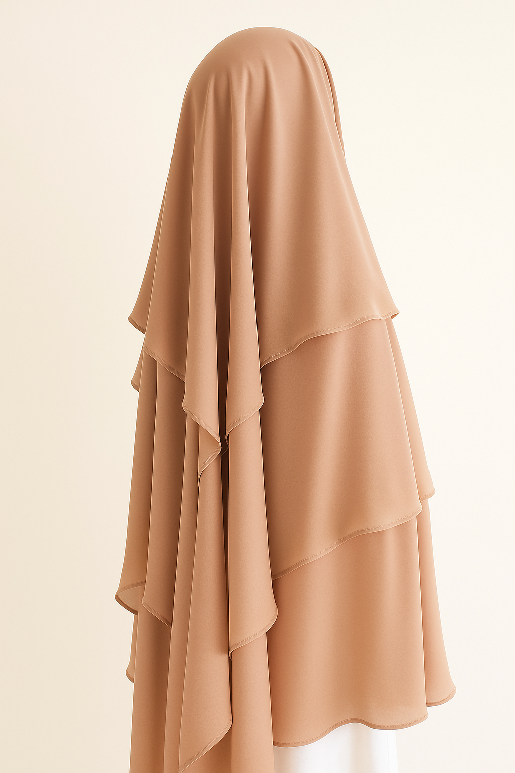 3 Layer Georgette Chiffon Khimaar