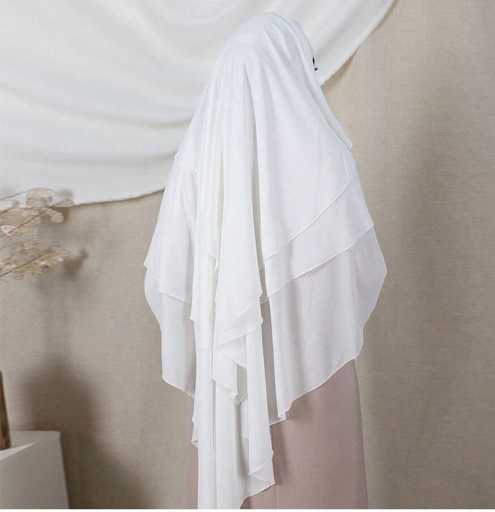 White Luxury Khimaar